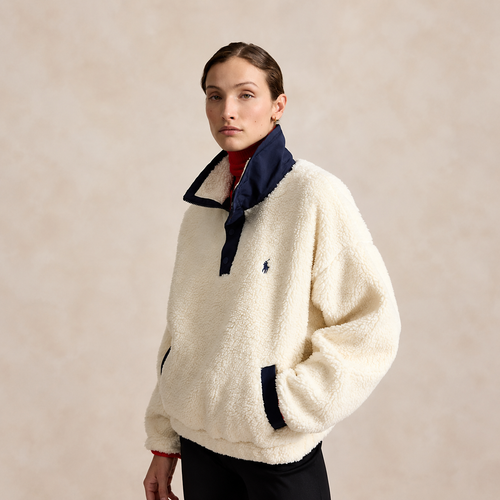 Bear High-Pile Fleece Funnelneck